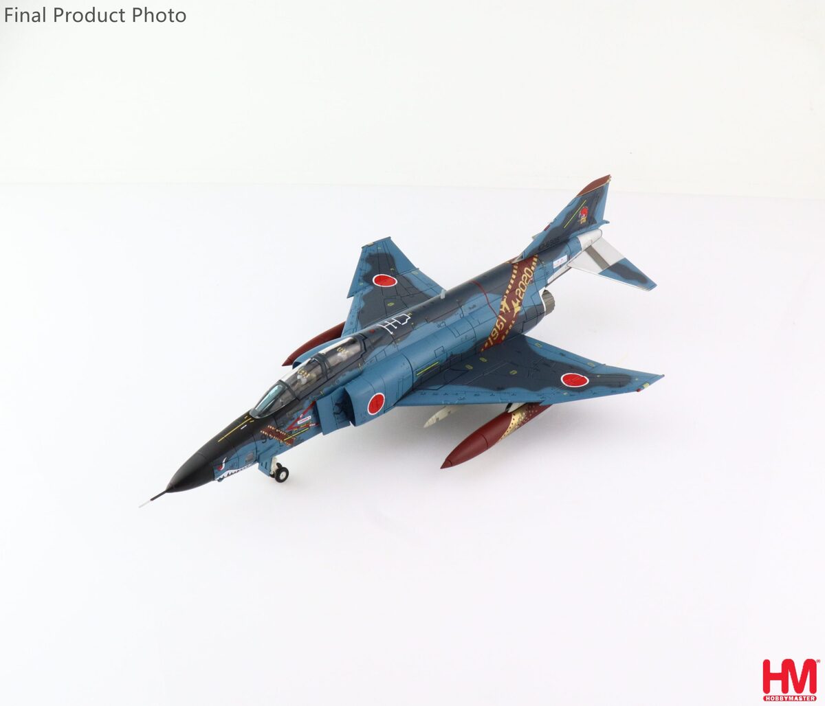 Hobby Master RF-4E（偵察型）航空自衛隊 航空総隊 偵察航空隊 第501飛行隊 洋上迷彩 特別塗装 「退役記念／1961-2020」  20年 百里基地