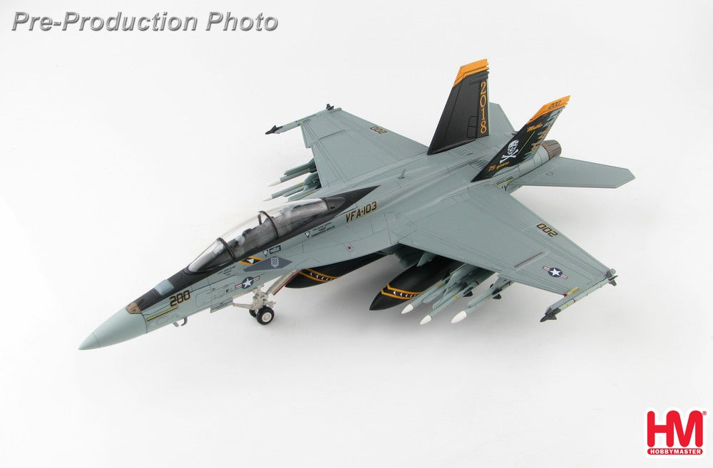 Hobby Master F/A-18F（複座型） アメリカ海軍 第103戦闘攻撃飛行隊 「ジョリーロジャース」 特別塗装 「部隊75周年」  空母エイブラハム・リンカ