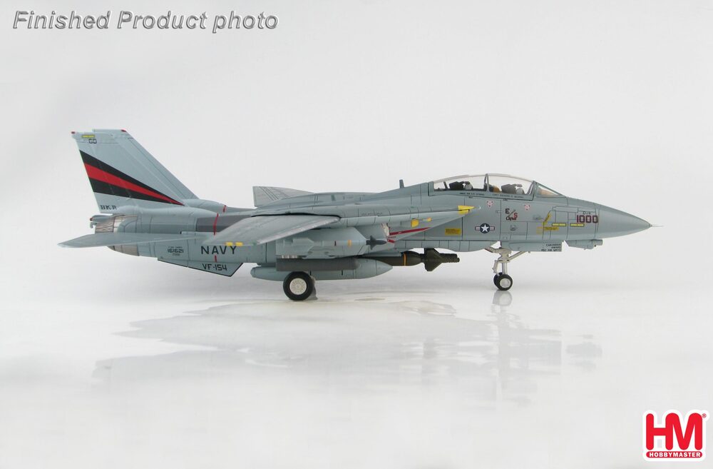 F-14A トムキャット 第154戦闘飛行隊 ブラックナイツ 1999 1/72 [HA5233]