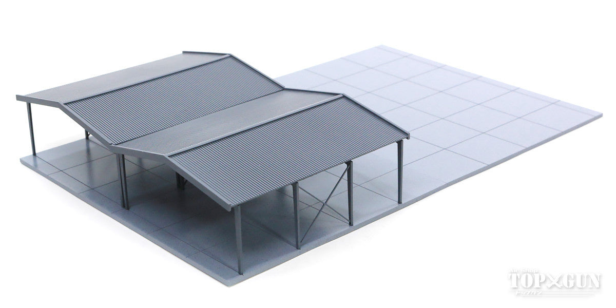 基地ジオラマ アメリカ空軍 簡易型ハンガー（屋根のみ・壁なし） 1/200 ※プラ製 [HHC0006]