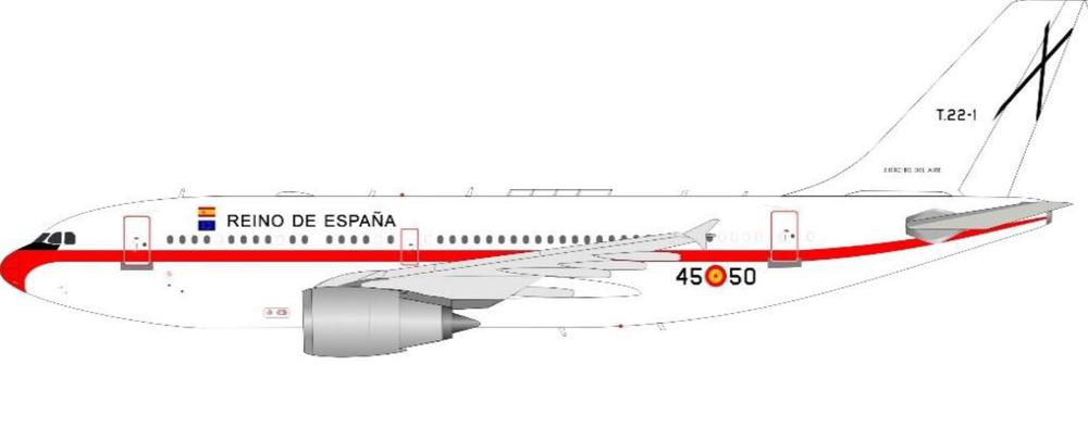A310-300 スペイン空軍 （スタンド付属） T22-1 1/200 [IF310SPAIN310]