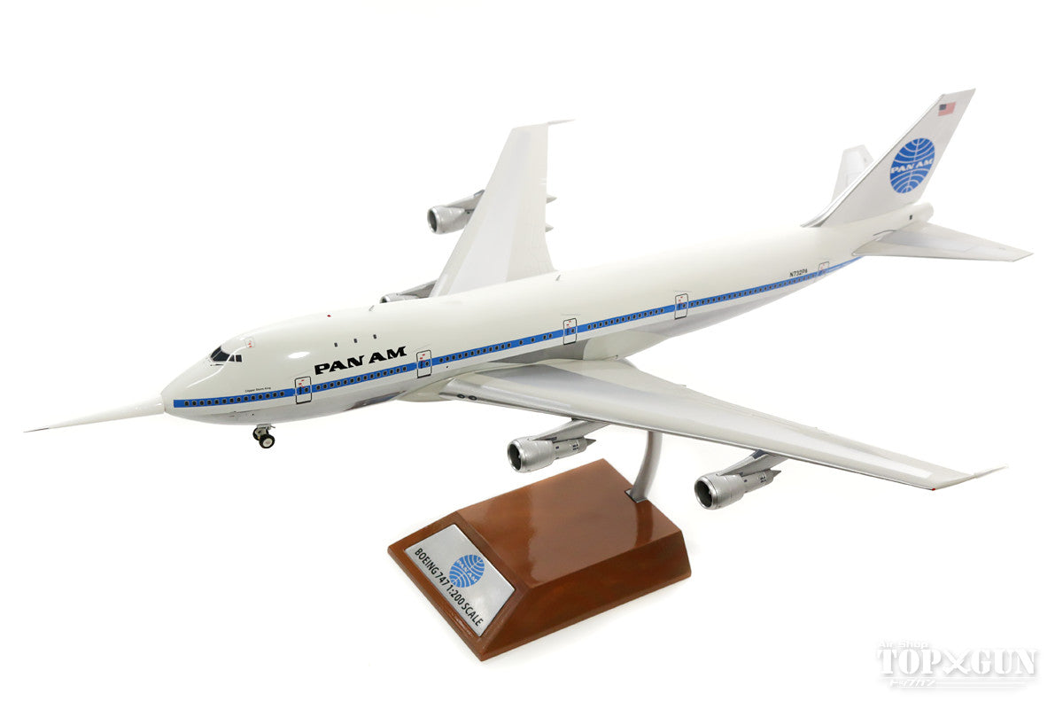 747-100 パンアメリカン航空 飛行試験時（ノーズカバー付） 69年 「クリッパー・ストーム・キング」 N732PA 1/200 ※金属製 [IF741PAAEXP]