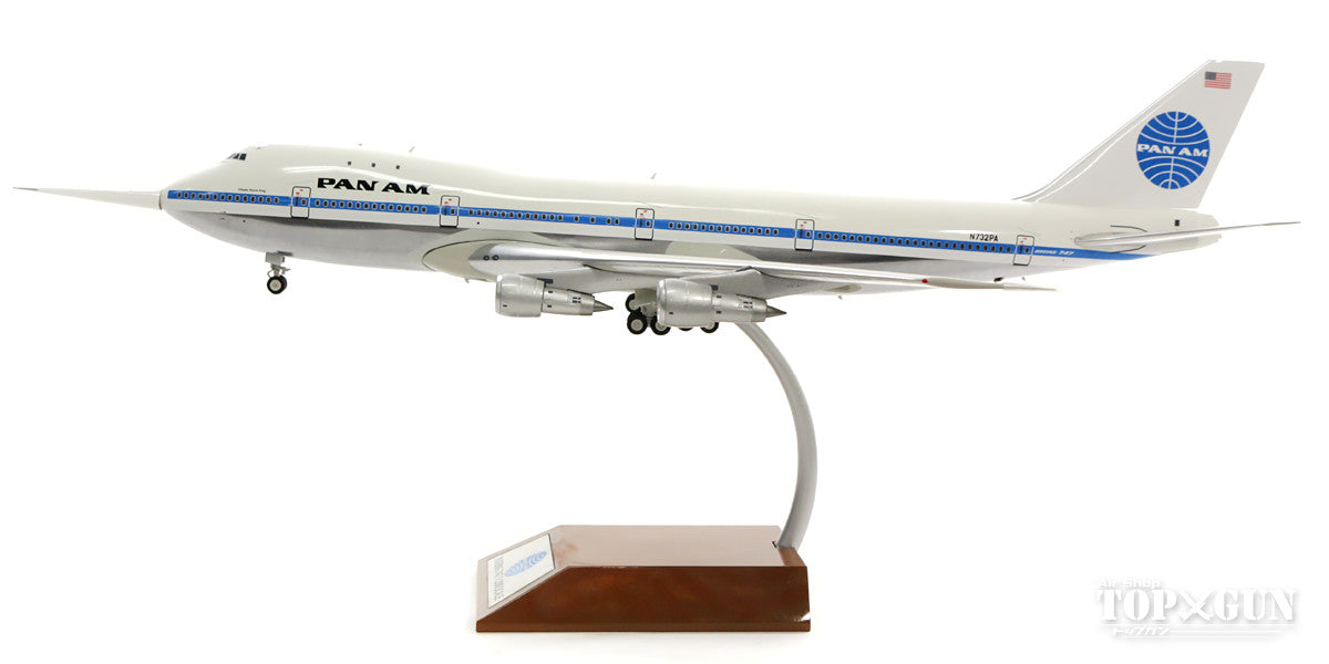 747-100 パンアメリカン航空 飛行試験時（ノーズカバー付） 69年 「クリッパー・ストーム・キング」 N732PA 1/200 ※金属製 [IF741PAAEXP]
