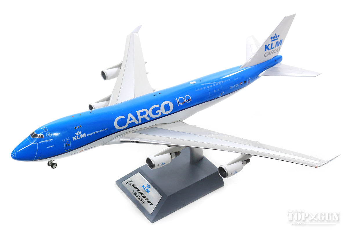 InFlight200 747-400 KLM オランダ航空 Cargo PH-CKB With Stand 1/200 
