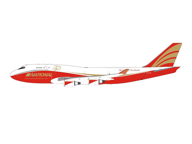 747-400BCF（貨物改造型） ナショナル・エアラインズ 特別塗装「創業30周年」 2022年 N936CA 1/200 [IF744N80522]