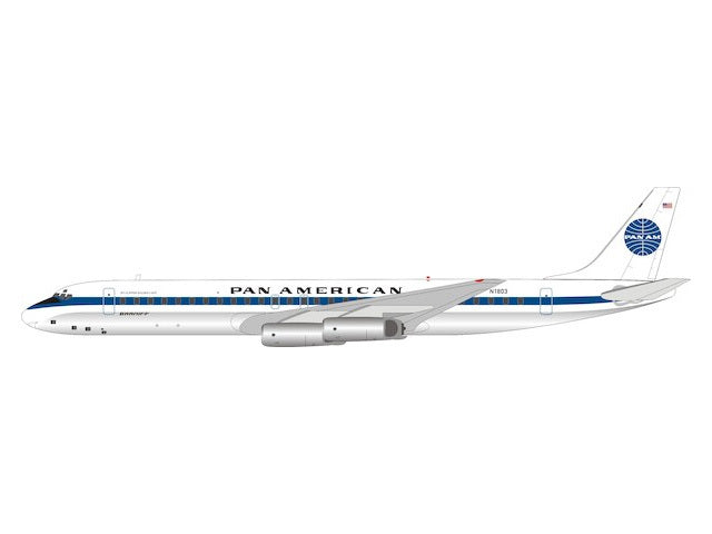 DC-8-62 パンアメリカン航空（ブラニフ航空からのリース） 1970年頃 N1803 1/200 [IF862PA0922P]