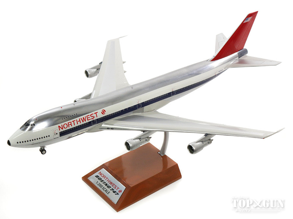JFox Models 747-100 ノースウエスト航空 80年代 N621US (スタンド付属 