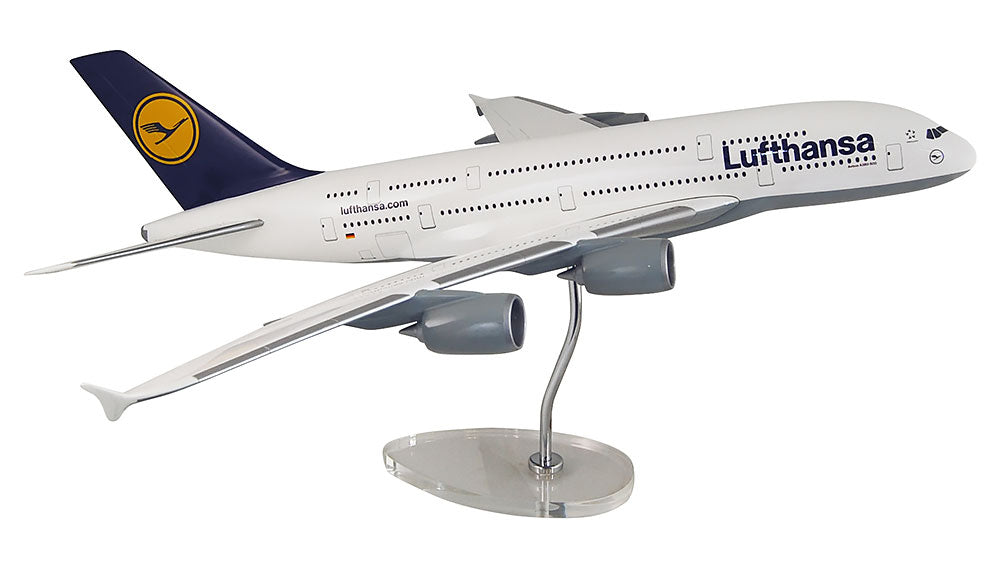 エアバス A380 ルフトハンザドイツ航空 ※機体番号なし (ランディングギア/スタンド付属) 1/100 ※樹脂製 [LM15]