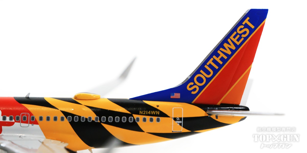 737-700w サウスウエスト航空 特別塗装 「メリーランドワン／キャニオンブルー尾翼／青色機首」 N214WN 1/400 [NG77008]