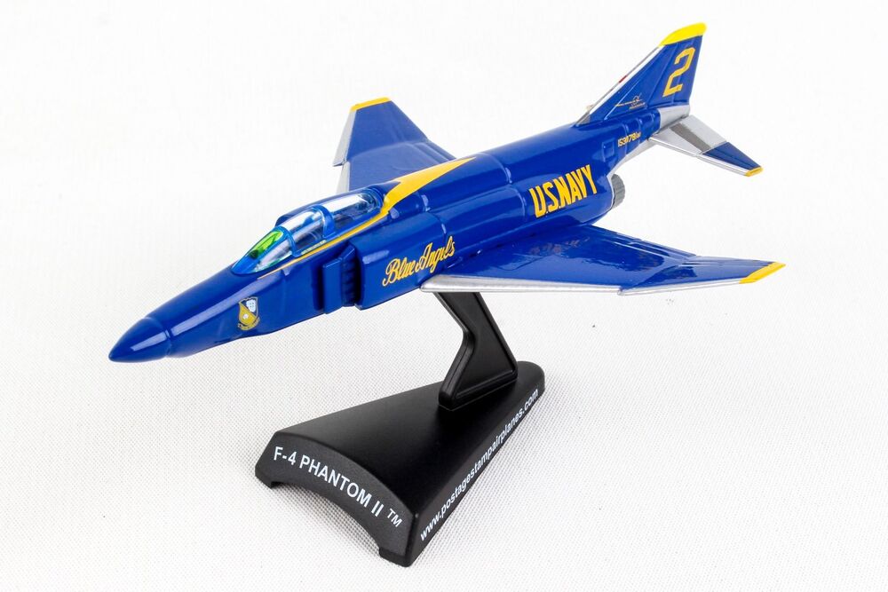 Daron F-4JファントムII アメリカ海軍 アクロバットチーム「ブルーエンジェルス」 60-70年代 #2 1/155 ※スタンド展示専用 [PS