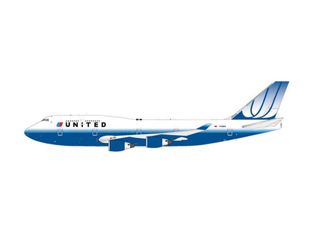 JC Wings 747-400 ユナイテッド航空 2009-2010年頃 N128UA 1/200 [XX2267]