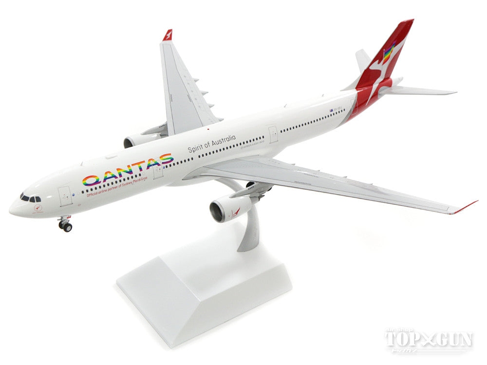 A330-300 カンタス航空 新塗装 レインボーロゴ VH-QPJ (スタンド付属) 1/200 ※金属製 [XX2323]