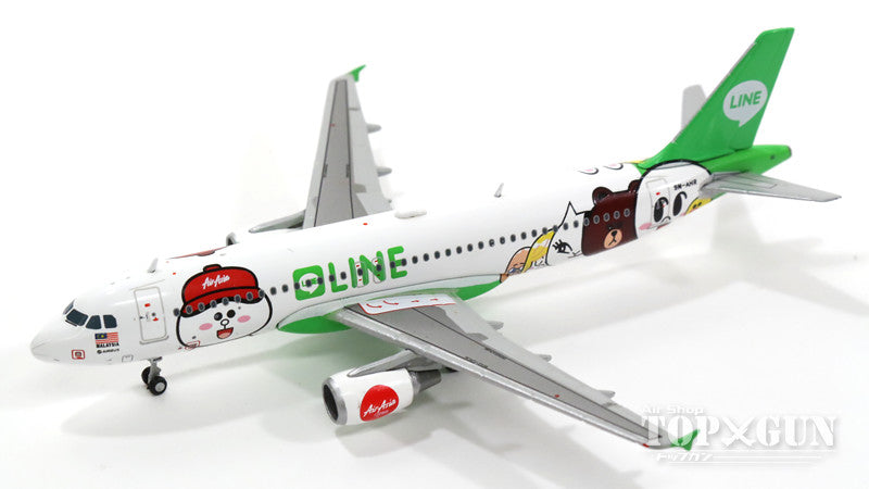 JC Wings A320 エアアジア 特別塗装 「LINE」 9M-AHR 1/400 [XX4390]