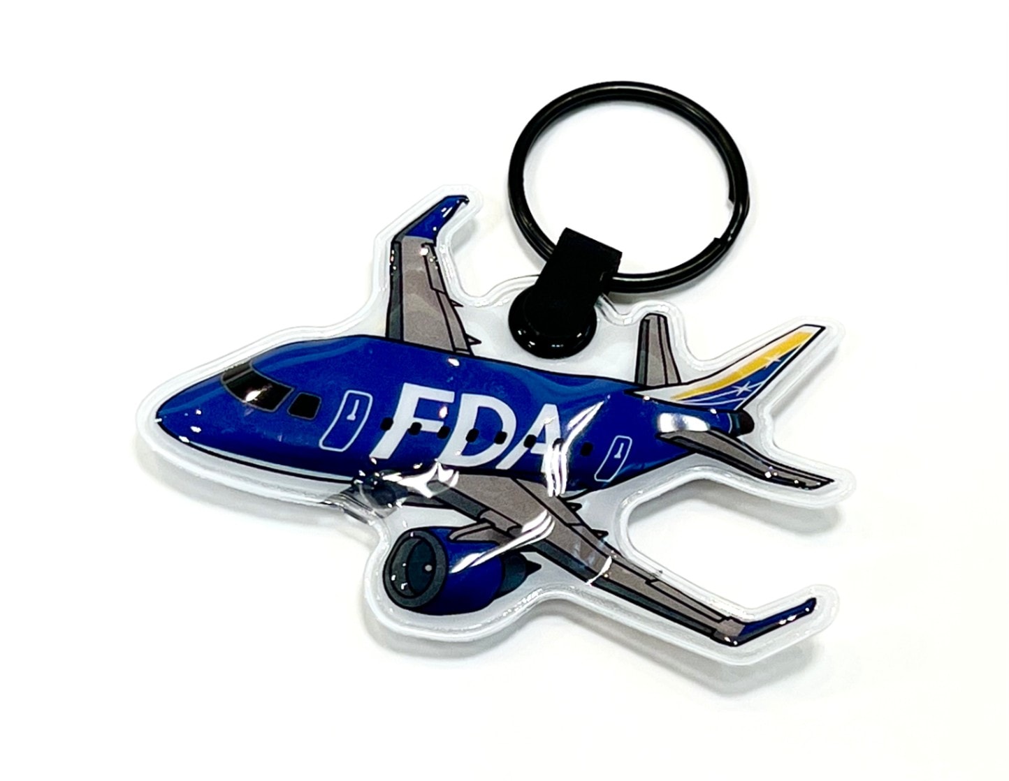 FDAオリジナル 新LEDライトキーホルダー ( ネイビー ) フジドリームエアラインズ [2001213]