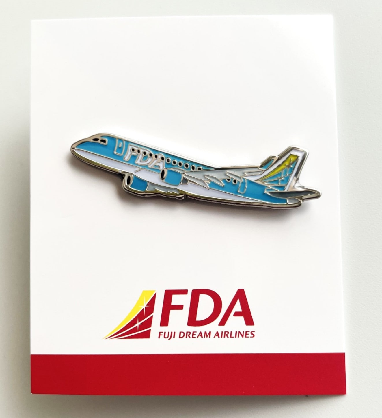 FDAオリジナル ピンバッジ ( ライトブルー ) フジドリームエアラインズ [5400002]