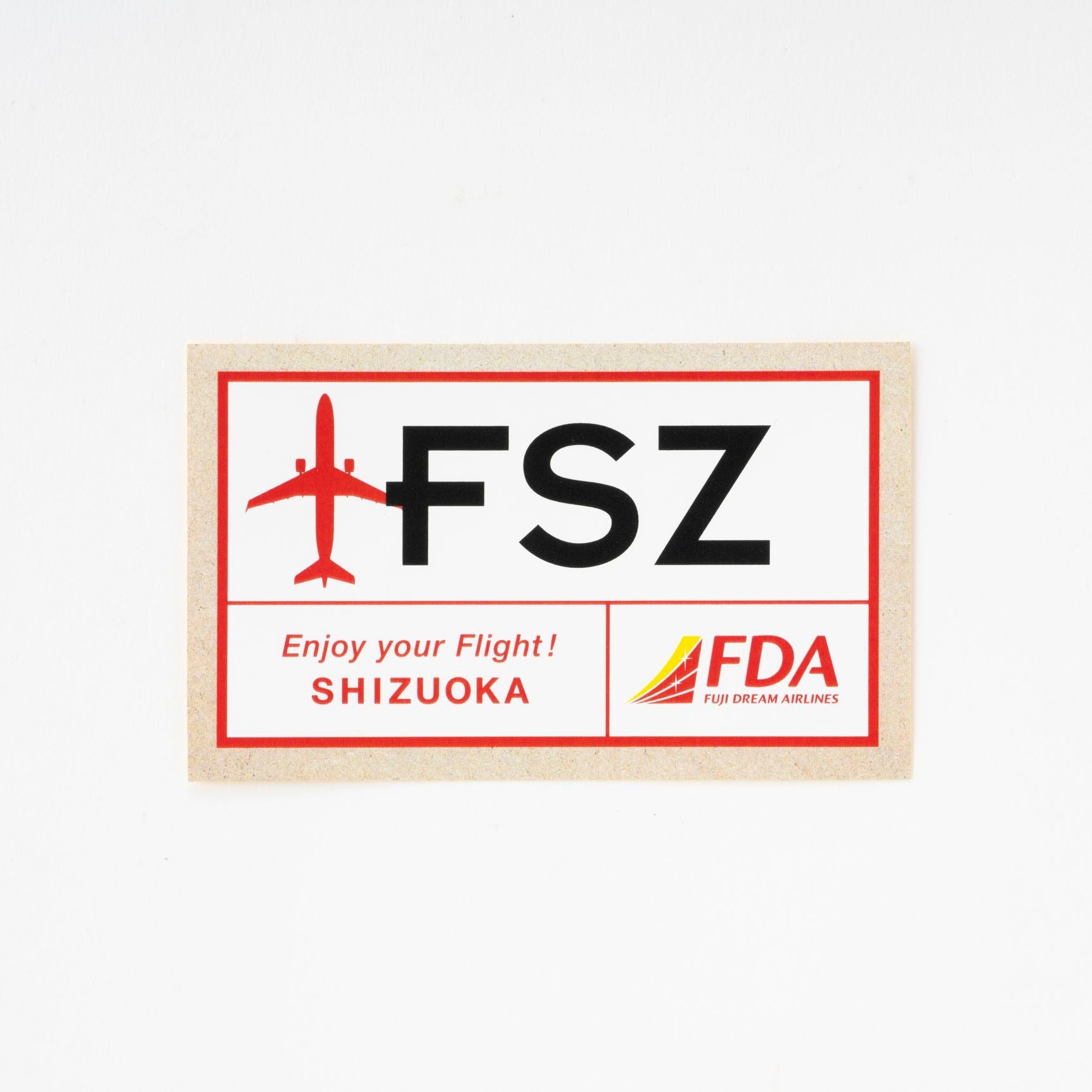 FDAオリジナル 3レターステッカー ( FSZ静岡空港 ) フジドリームエアラインズ [5100092I]
