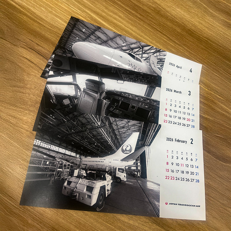 JAL JTAセールス JTAオリジナル 2026年 卓上カレンダー スペシャル