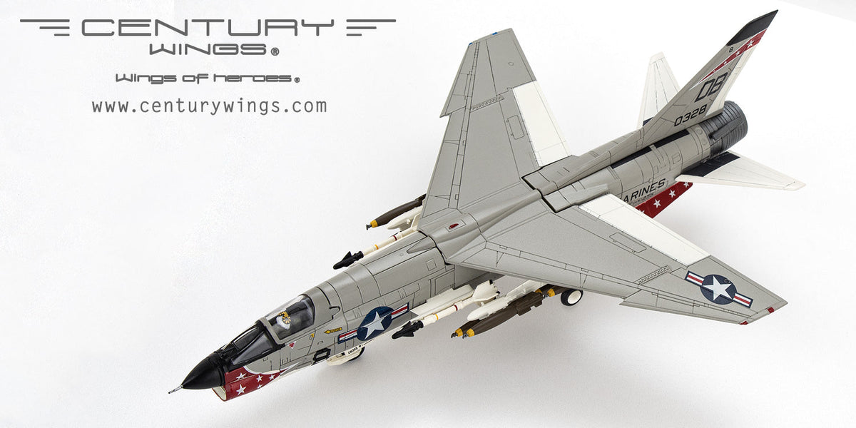 Century Wings F-8E クルーセイダー アメリカ海兵隊 第235海兵戦闘飛行隊（全天候） 「デス・エンジェルス」 ダナン基地・南ベトナム  1966年 #0