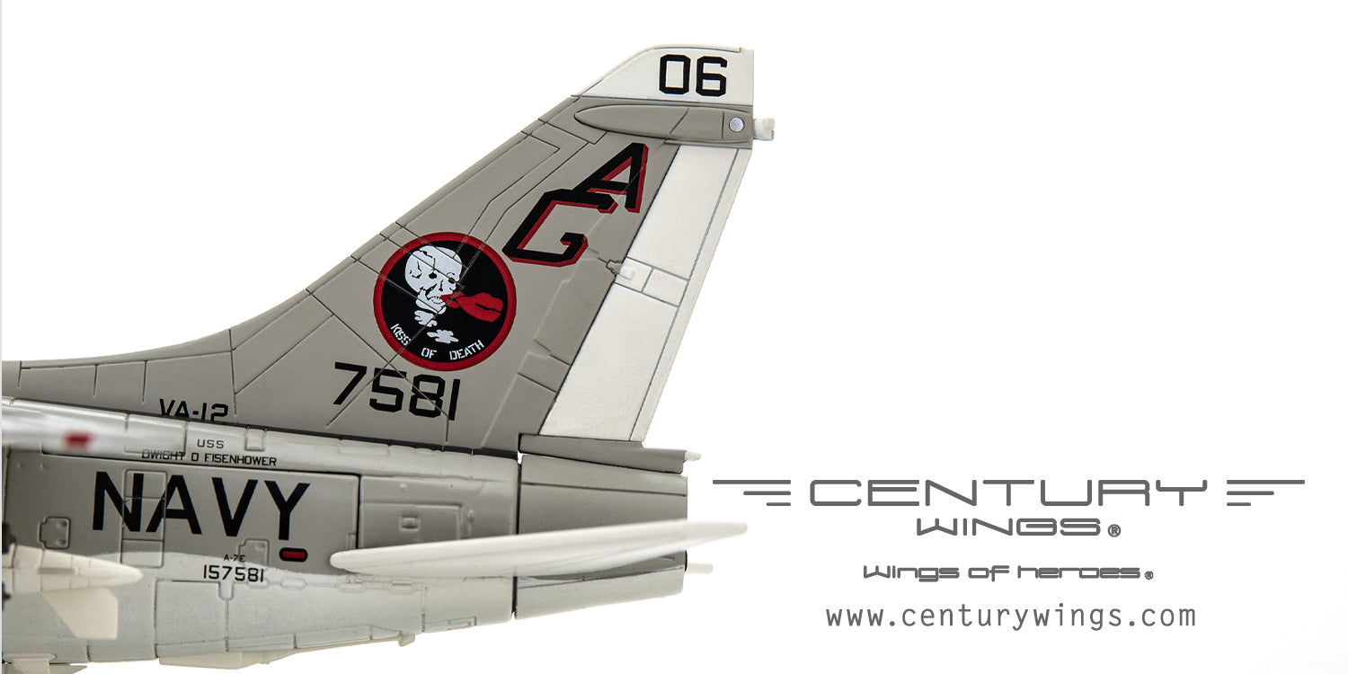 A-7E Corsair II, US Navy, 12th Attack Squadron "Flying Ubangis", USS Dwight D. Eisenhower, 1979, AG406/#157581, 1/72[001646] 