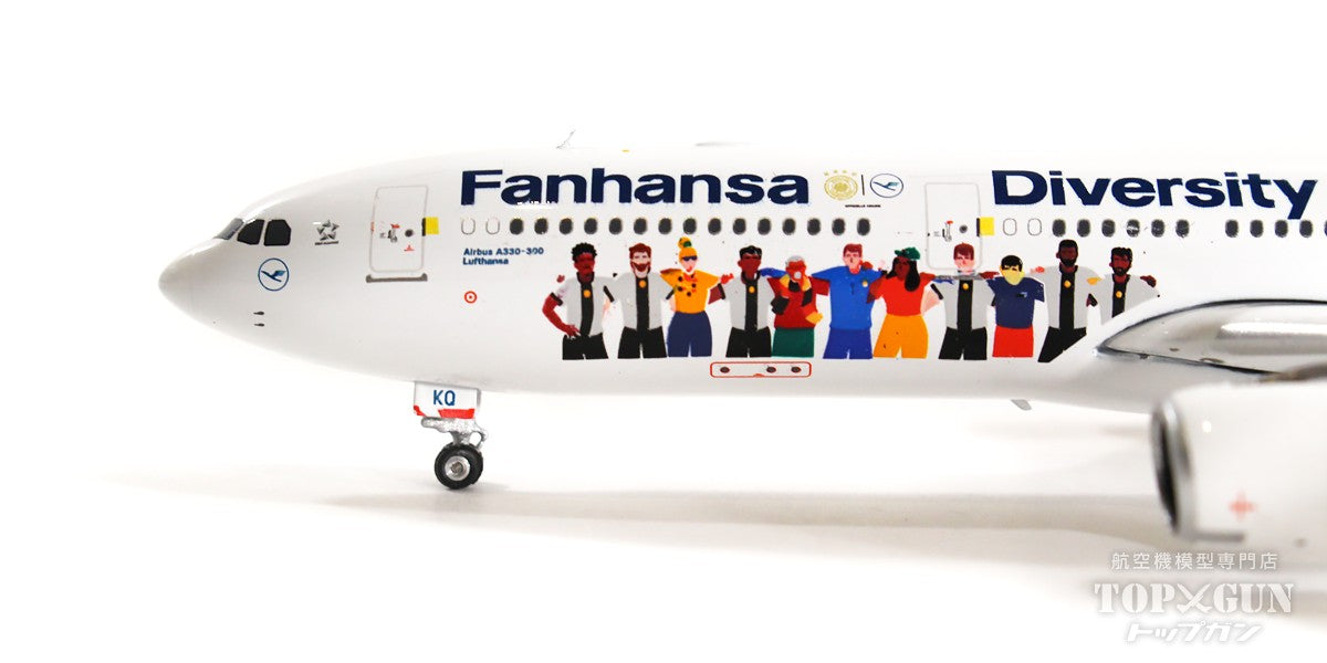 A330-300 Lufthansa Special Paint "Fanhansa/Diversity Wins/2022 FIFA World Cup" 2022 D-AIKQ 1/400 [04498]