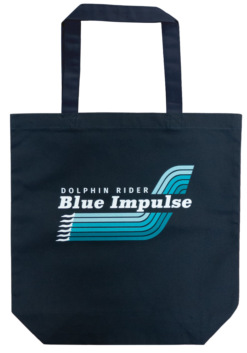 Blue Impulse Border Navy Tote Bag [11108459]