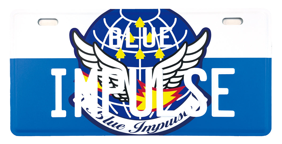 Blue Impulse logo US plate [11108468]