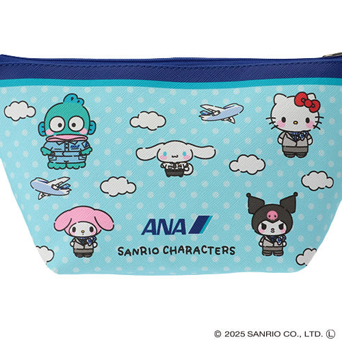 全日空 ANA × SRC（サンリオキャラクターズ）舟形ポーチ [11108940]