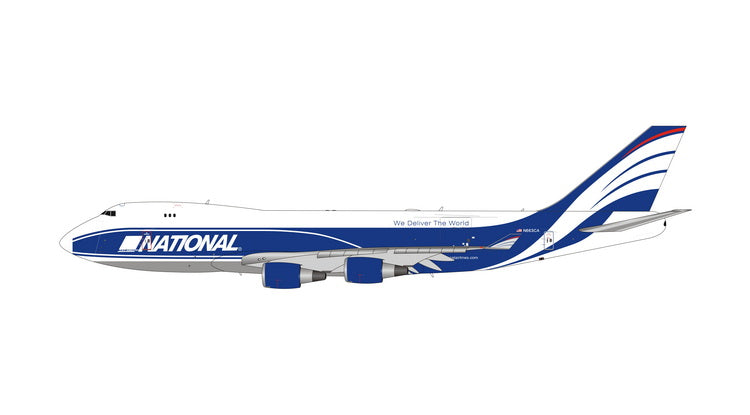 747-400F ナショナルエアラインズ N663CA 1/400[11807]