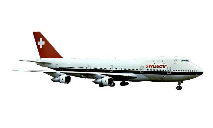 B747-200  スイス航空 (ポリッシュ仕上げ)  HB-IGB 1/400[11836](20231231WE)