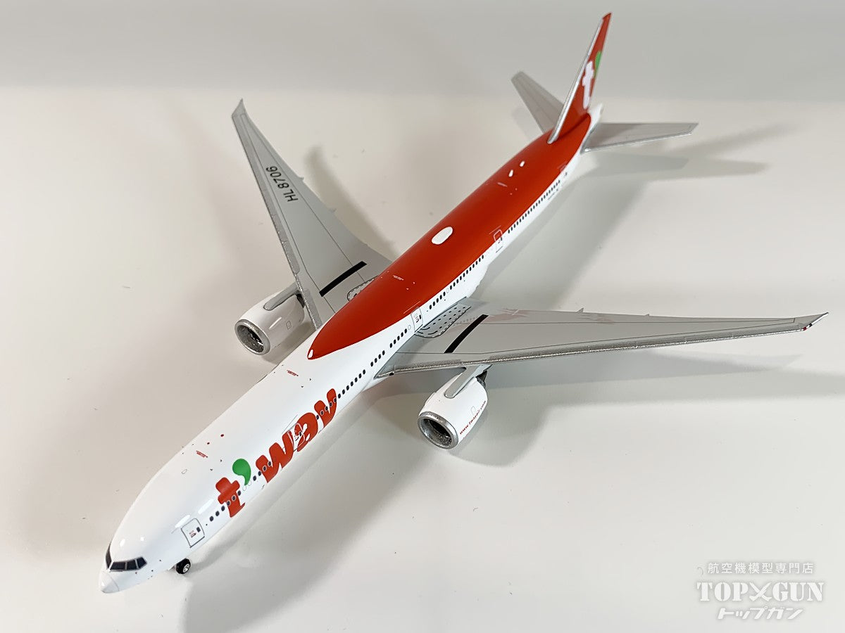 777-300ER ティーウェイ航空 HL8706 1/400 [11990]