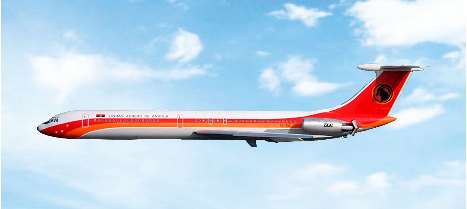 IL-62M TAAGアンゴラ航空 D2-TIG 1/400 [12084]