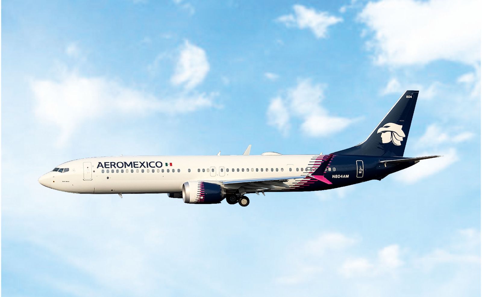 B737 MAX9 アエロメヒコ航空 N804AM 1/400 [12086]