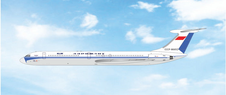 【予約商品】IL-62 アエロフロート/KLMオランダ航空 CCCP-86653 1/400 (PH20260327) ［12093］