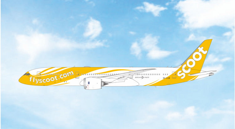 【予約受付終了】【予約商品】B787-9 スクート 9V-OJB 1/400 (PH20260522)［12104］