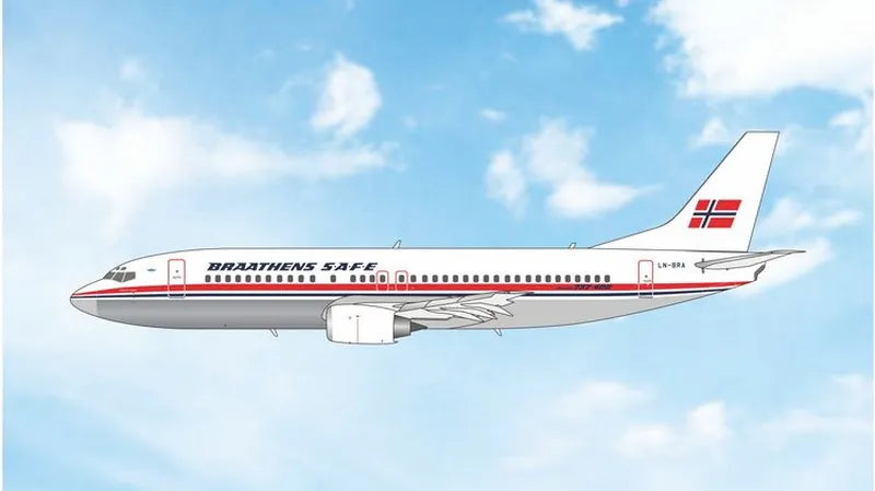 【予約商品】B737-400 ブラーテンスSAFE ※ポリッシュ仕上げ LN-BRA 1/400 (PH20261028) [12142]