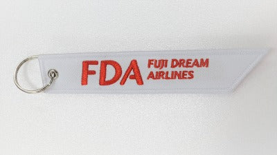 FDAオリジナル フライトタグキーホルダー ( ホワイト ) フジドリームエアラインズ [2002212]