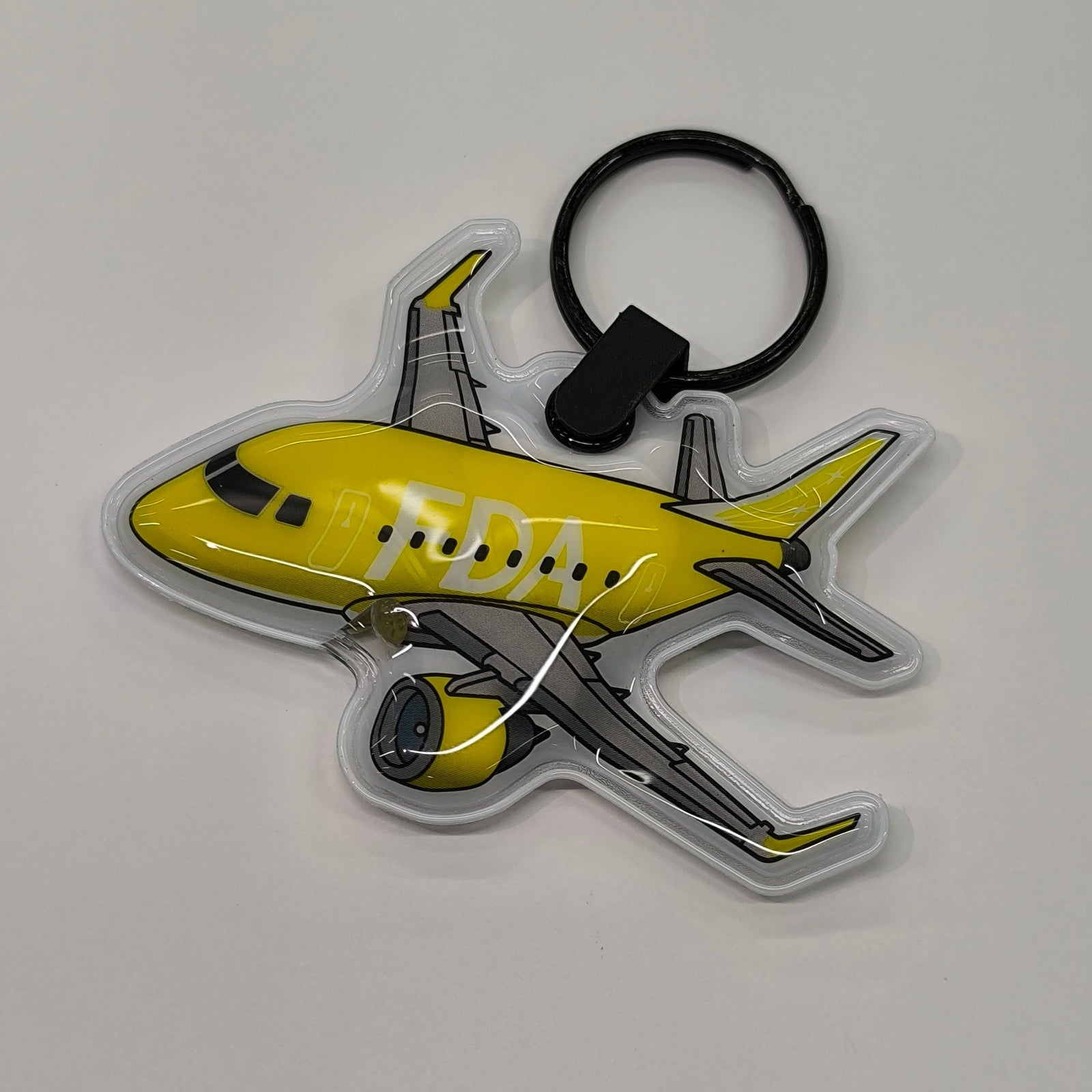 FDAオリジナル 新LEDライトキーホルダー ( イエロー ) フジドリームエアラインズ [2001207]