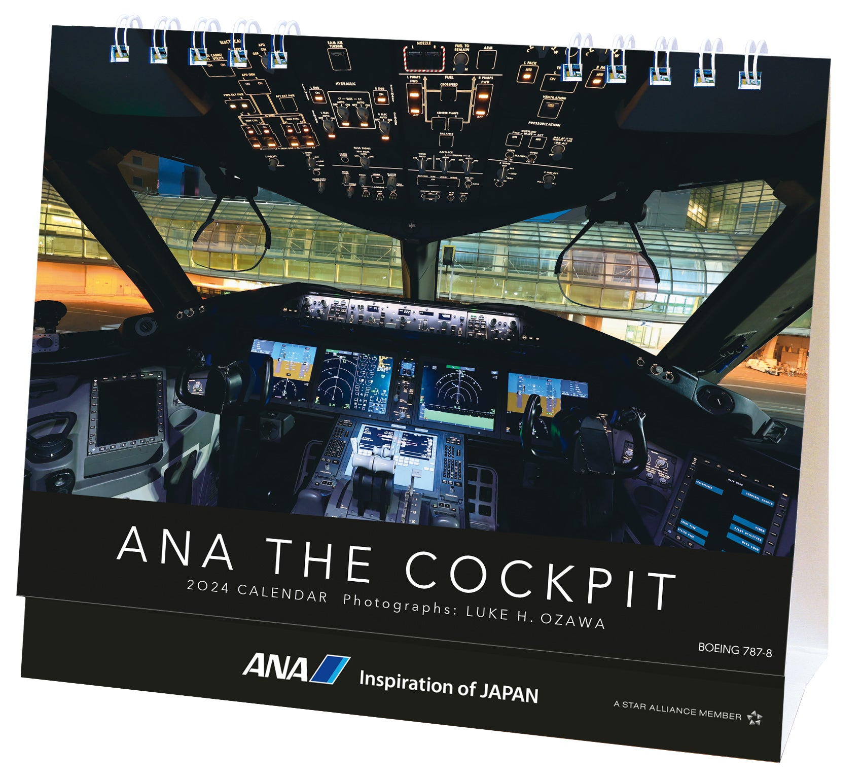 【予約商品】2025年版 卓上ANA THE COCKPITカレンダー (ANA20240803) [4961506311068]