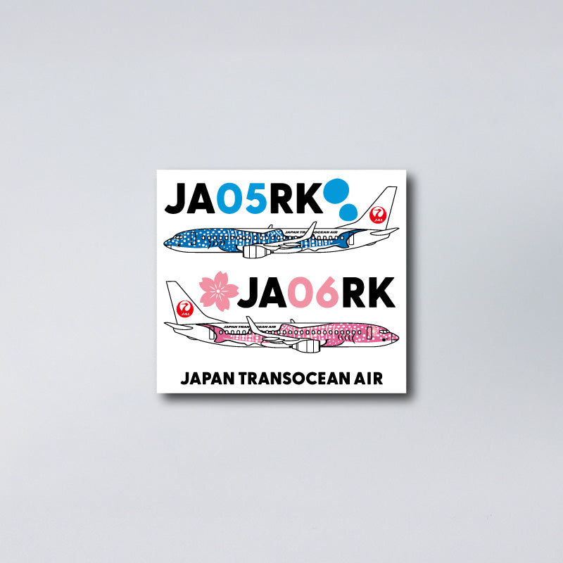 JAL JTAセールス JTAオリジナル ステッカーセット 5枚入り ジャパン