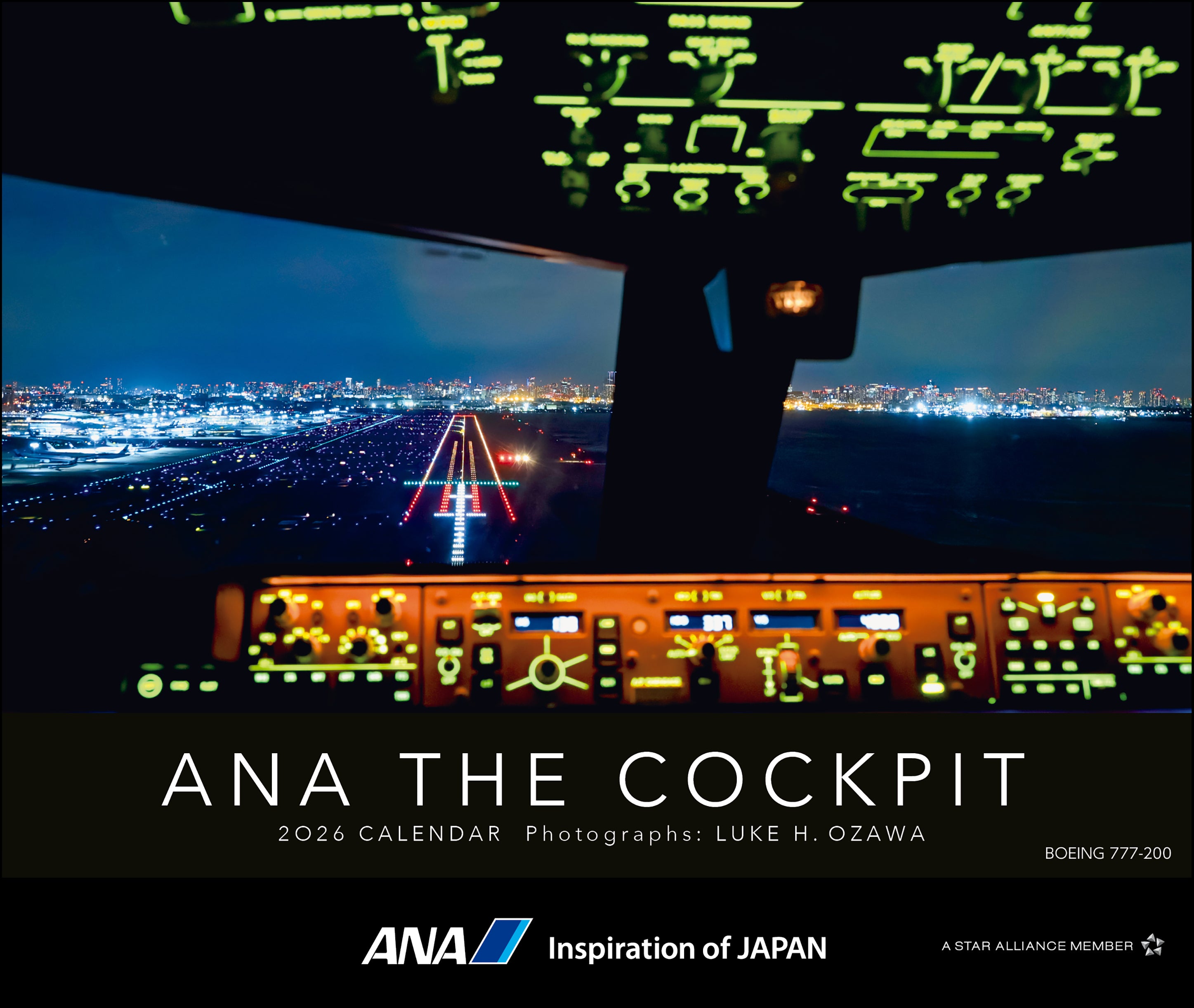 【予約商品】2026年版 卓上 ANA THE COCKPIT カレンダー (AC20250826) [4961506311273]