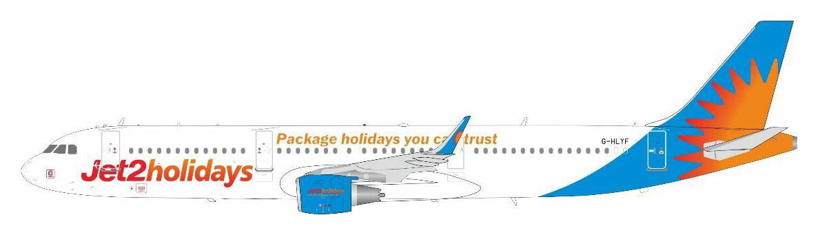 【予約商品】A321-200 Jet2holidays / ジェットツー・ホリデーズ  G-HLYF 1/200 (ARD20260128) [321-HLF]