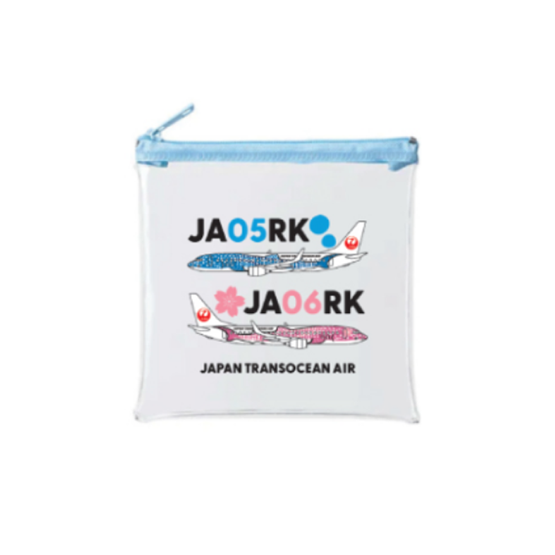 JTAオリジナル ジンベエジェット さくらジンベエ クリアポーチ 日本トランスオーシャン航空 [4571679688234]