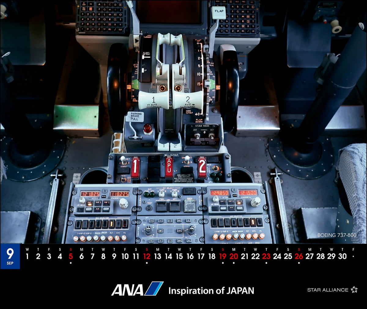 【予約商品】2027年版 ルーク・オザワ撮影 卓上 ANA THE COCKPITカレンダー (ANC20260817)［4961506311624］