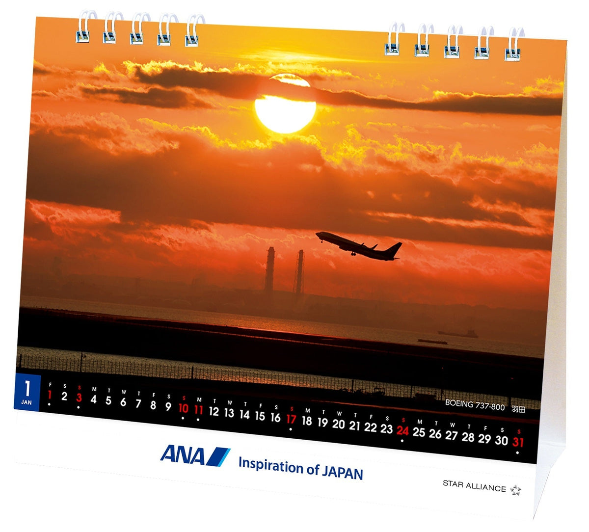 全日空 2027年版 ルーク・オザワ撮影 卓上 ANAメモカレンダー [4961506311631]