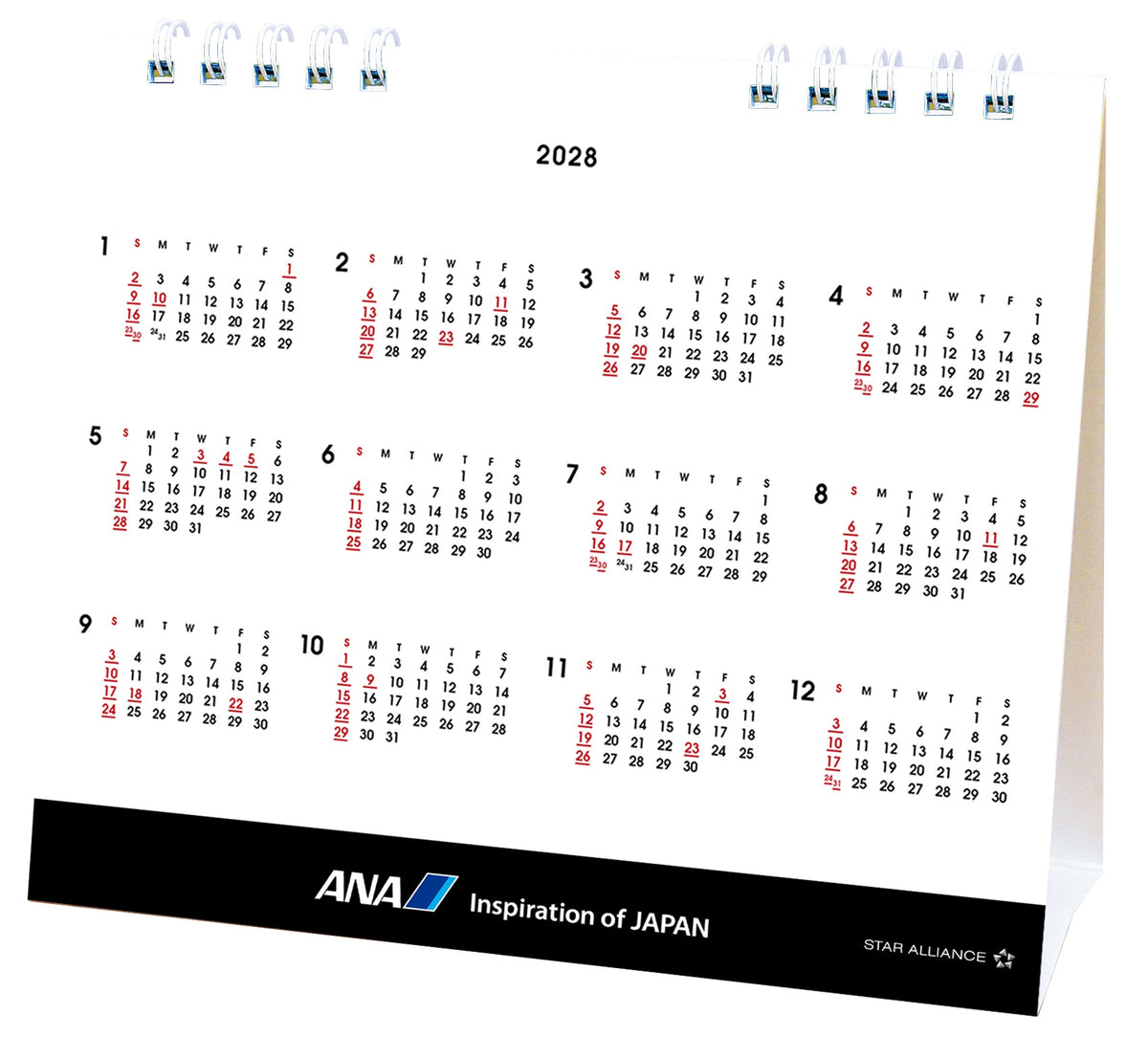 【予約商品】2027年版 ルーク・オザワ撮影 卓上 ANA 777-300退役記念カレンダー (ANC20260817)［4961506311716］