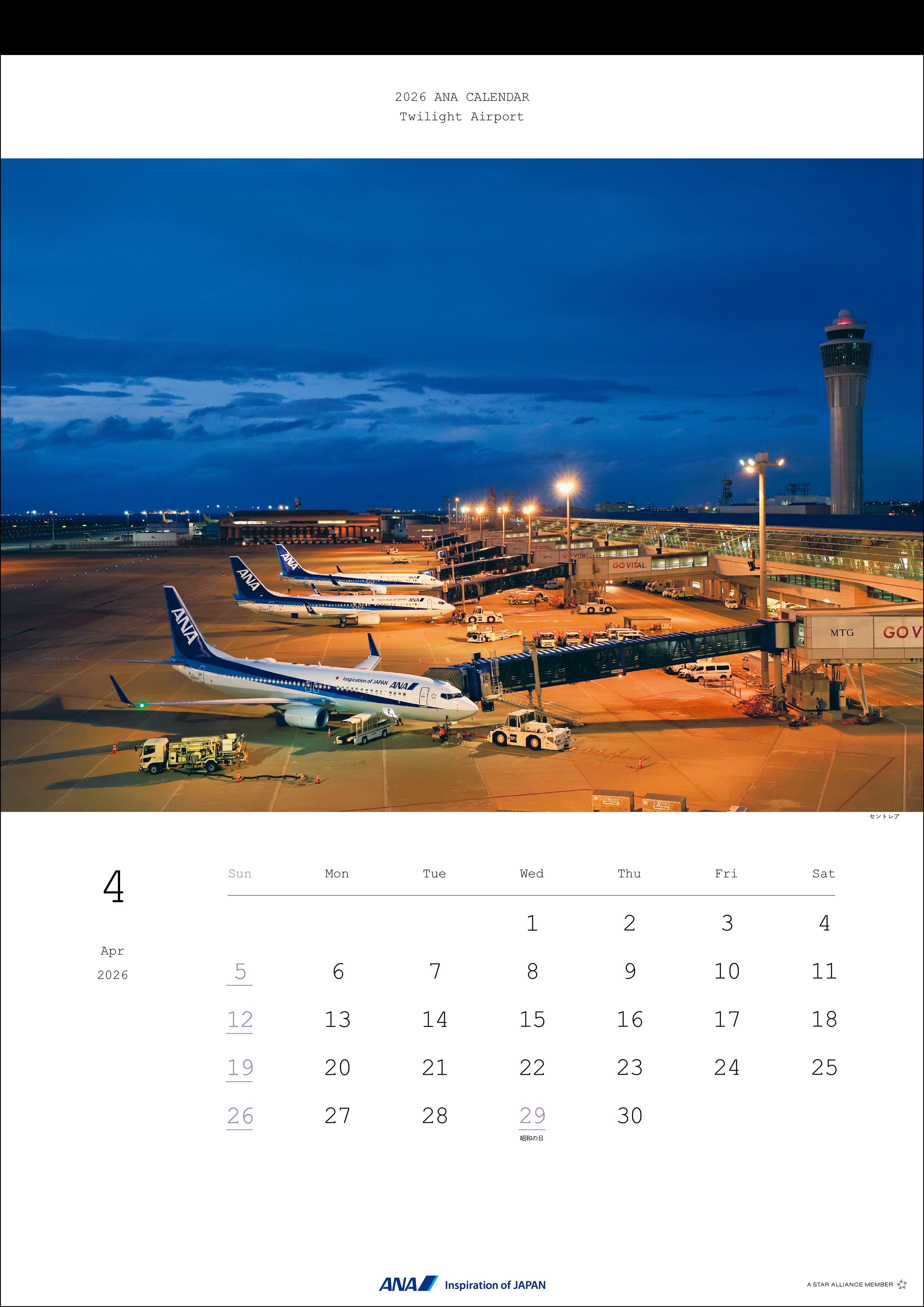 未使用 非売品 ANA 全日空 エアラインカレンダー 2013-2023計11本 ANA「フライト（小型カレンダー付）」 / 2023年カレンダー : 2023年