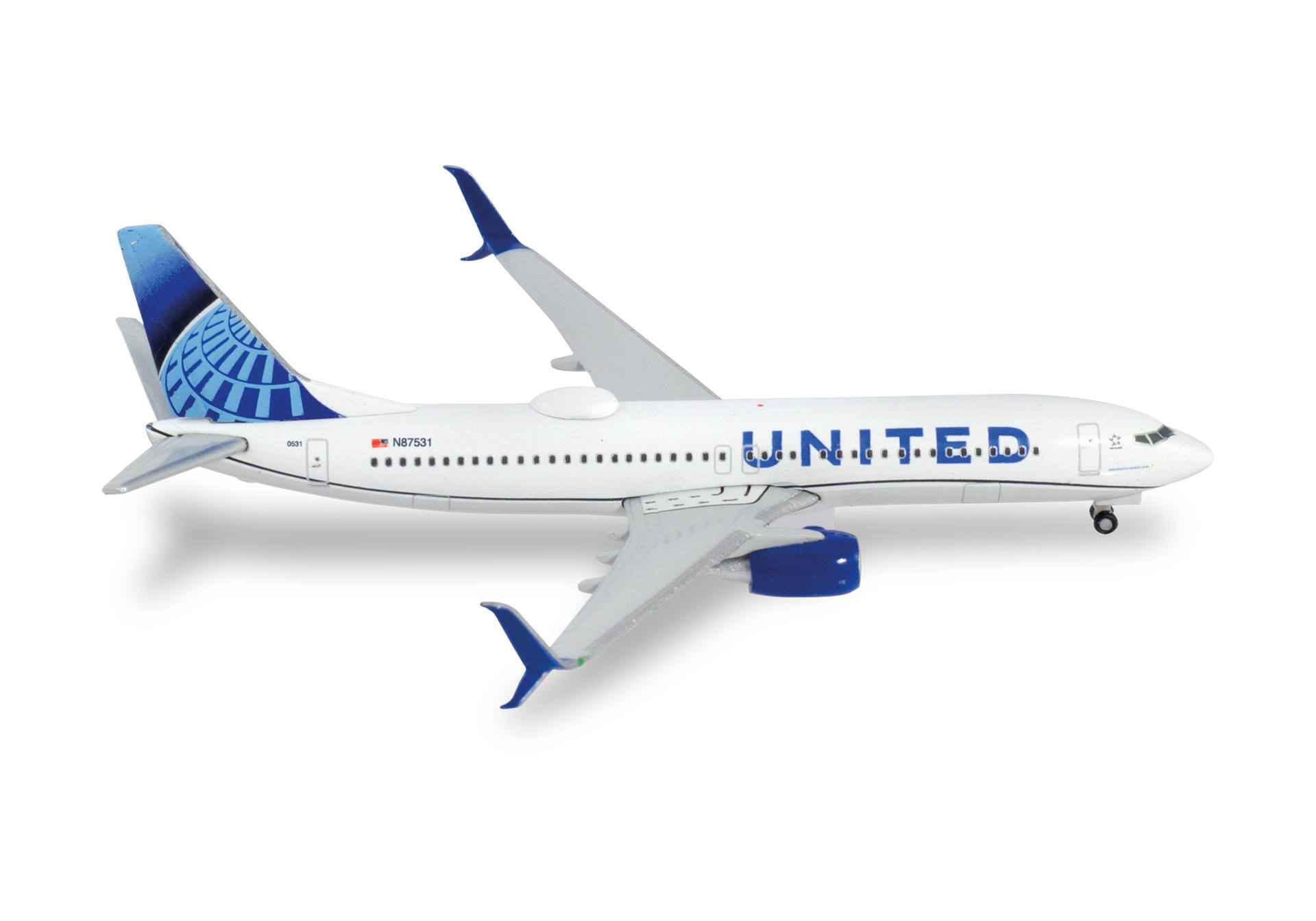 [Pre-order item] 737-800 United Airlines N87531 1/500 (HE20240620) [533744-001] 