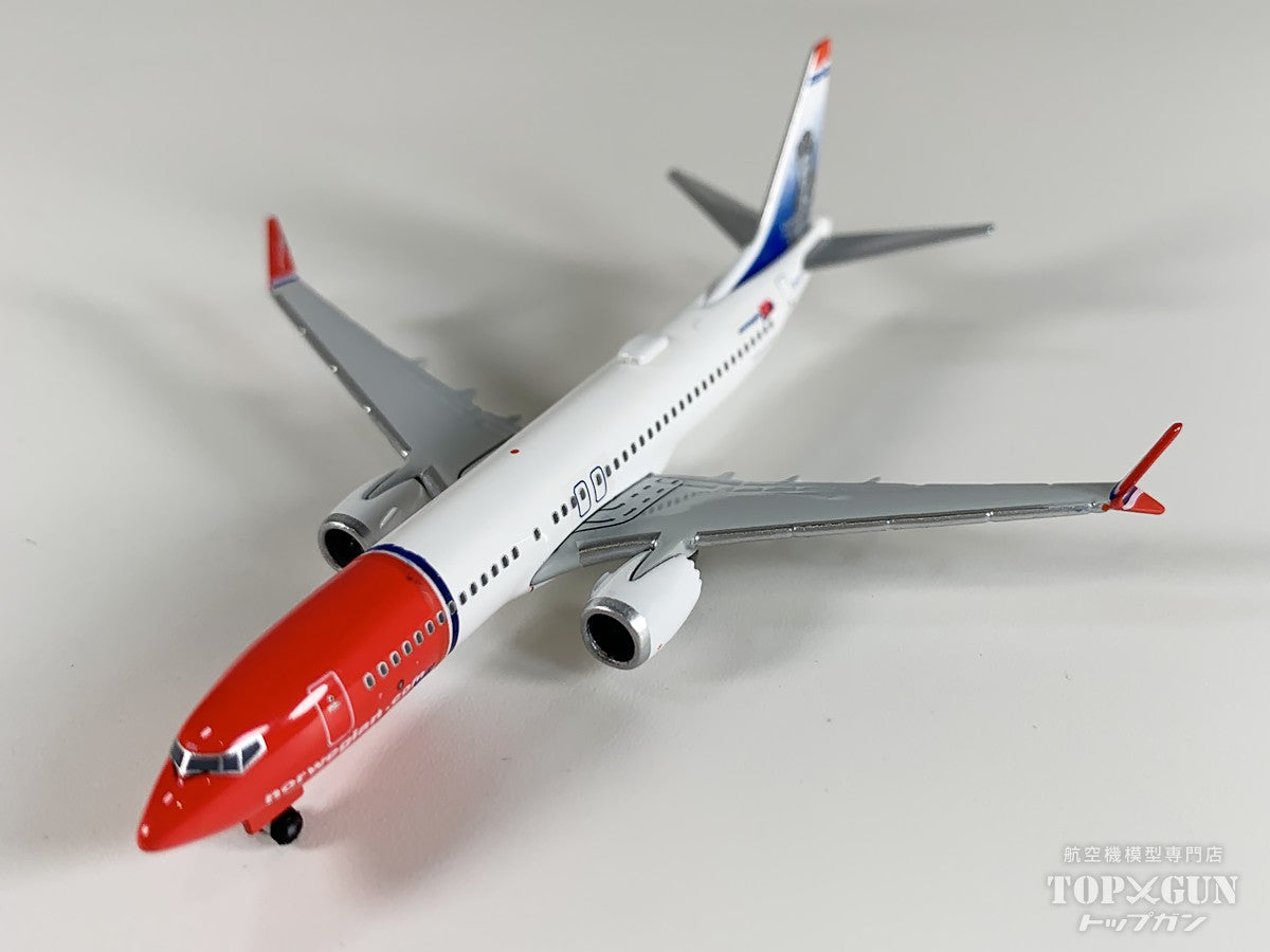マックブライドJr Herpa Wings 737 MAX8 ノルウェー エアシャトル Charles Lindbergh SE