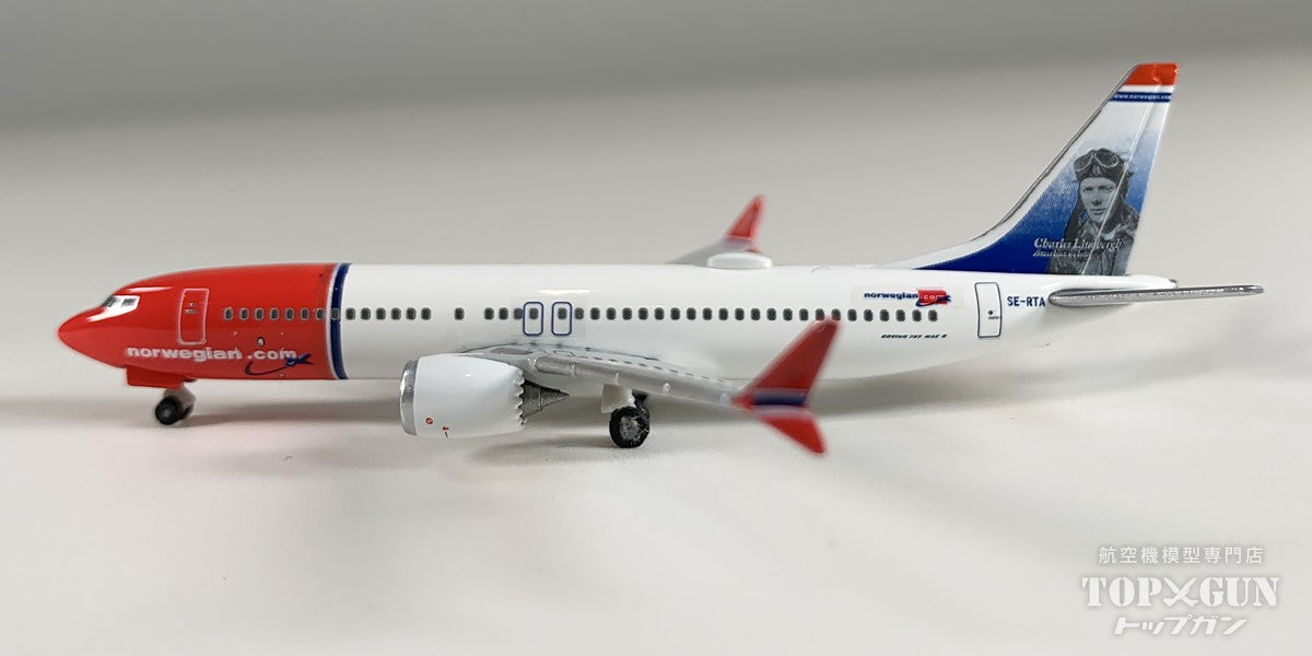 737 MAX8 ノルウェー エアシャトル Charles Lindbergh SE-RTA 1/500 [535229-001]