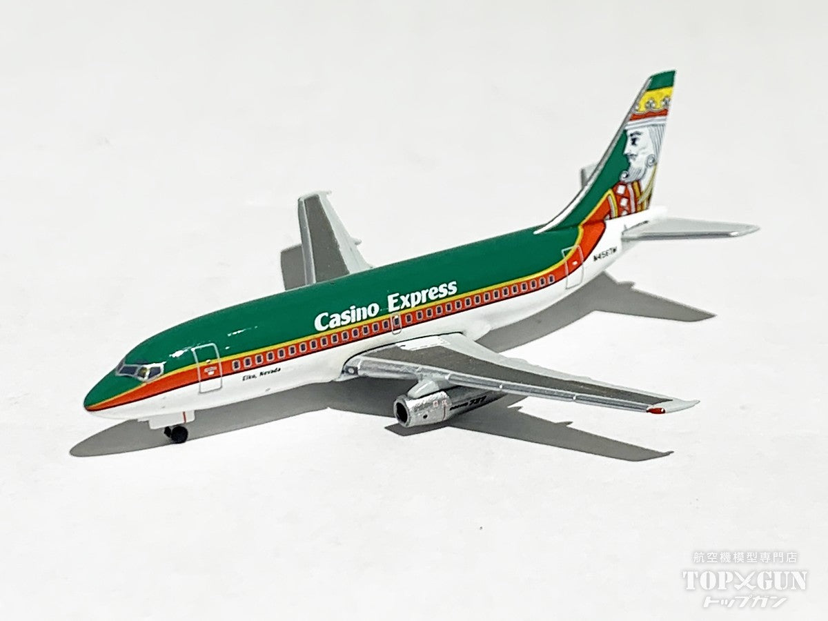 B737-200 カジノ・エクスプレス 「King of Diamondos」  ヘルパクラブモデル ※プラスチック製スタンド付 N456TM  1/500 (PH20241022) [535694]